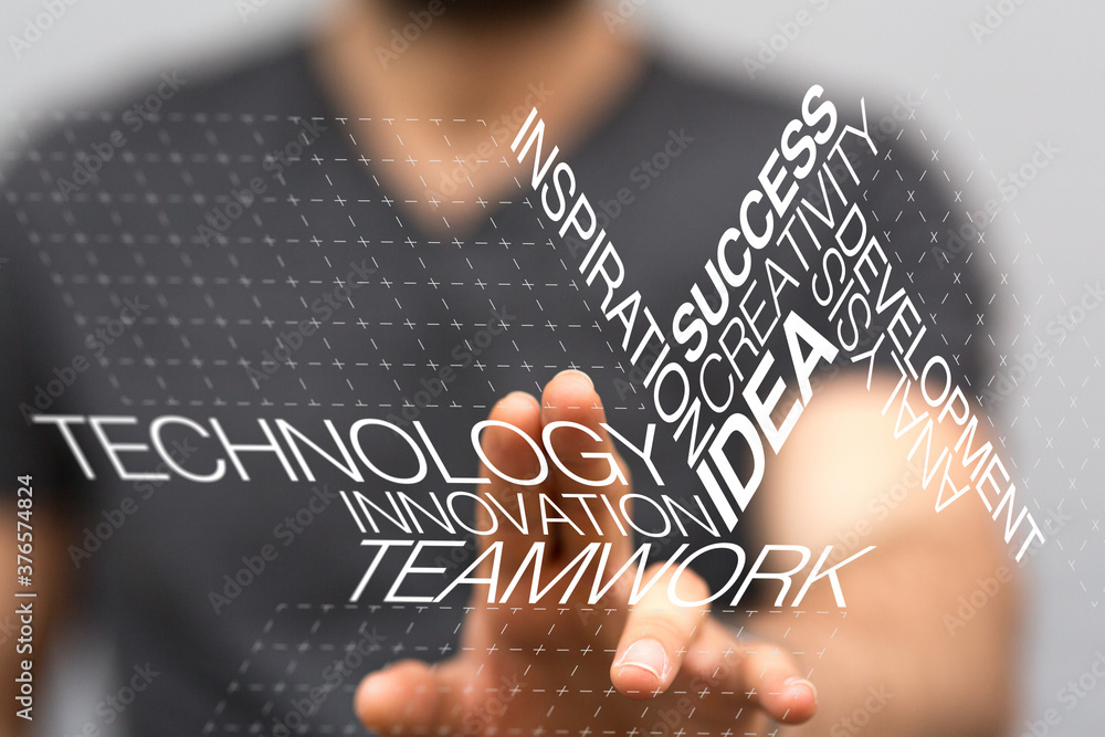 Poster industrie 4 future robot automation ai future