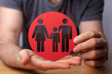 Family Care And Protection - Insurance Concept