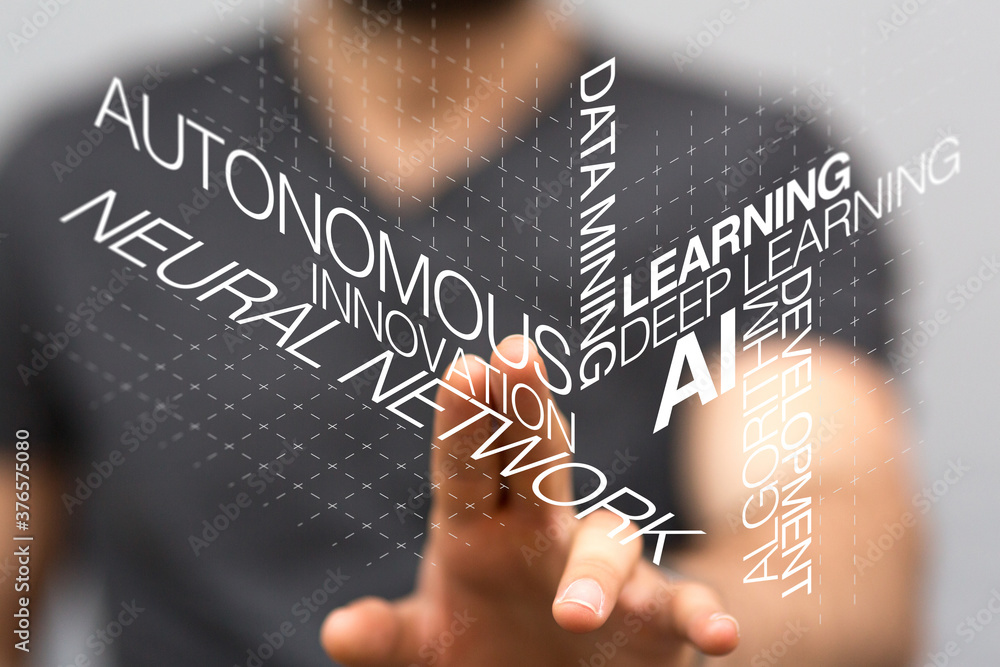 Poster industrie 4.0 robot automation ai future digital
