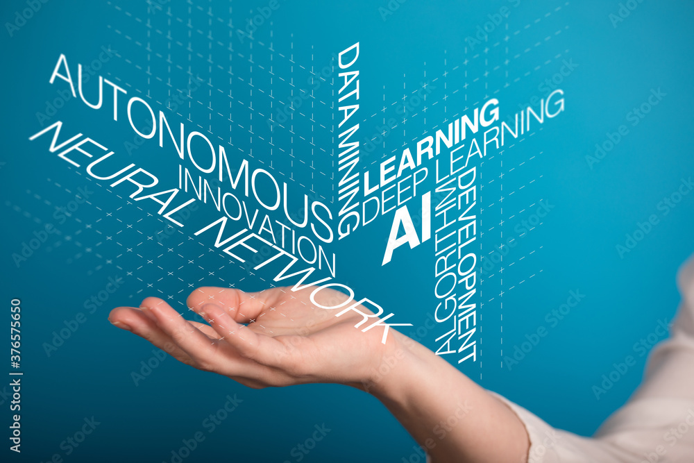 Poster robot automation ai future digital