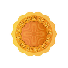 mooncake icon image, detailed style