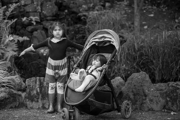 creepy sisters scary on the dark