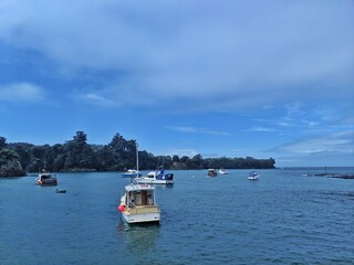 Fototapeta premium Boats on a sunny day