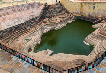 A step well in nahargarh fort Jaipur, India