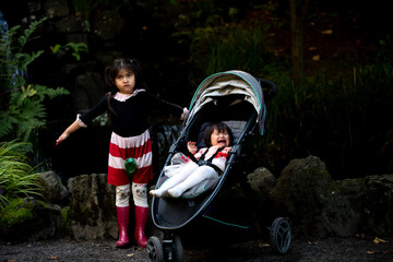 creepy sisters scary on the dark