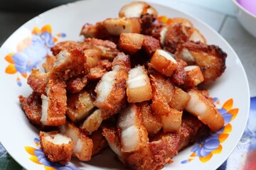 Fried Pork Asian Food