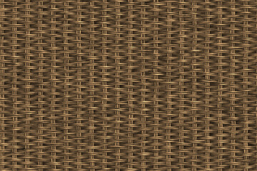 Rattan texture, detail handcraft bamboo weaving background. Brown wicker basket illustration