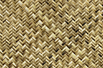 Rattan texture, detail handcraft bamboo weaving background. Brown wicker basket illustration