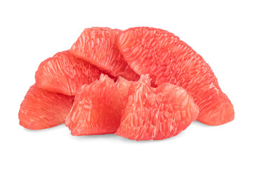 Pomelo on white background
