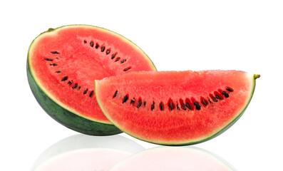 watermelon isolated on white background.