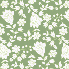 traditional Indian paisley pattern on background