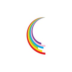 Rainbow ilustration logo