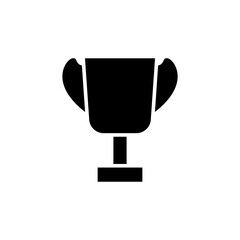 Champion, trophy, winner icon glyph style for your web design