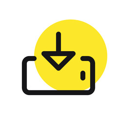 User Interface Icon wallet arrows upload download scan 