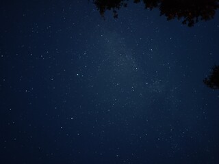 Starry sky, different ISO