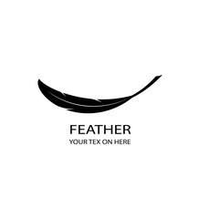 Obraz premium feather logo