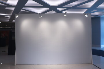 white stage spotlights that decorate the room. industrial about lighting machine brighten concept at dark map 