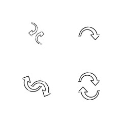 Arrow vector illustration icon