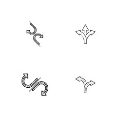 Arrow vector illustration icon