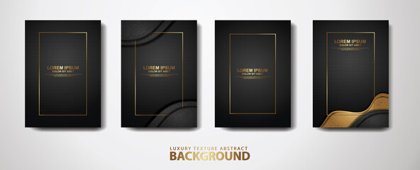 overlap layers background with glitters effect and realistic on textured dark background