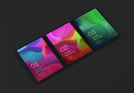 Tablet Mockup for App and Responsive Web Design