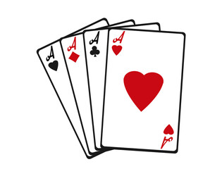 White playing cards