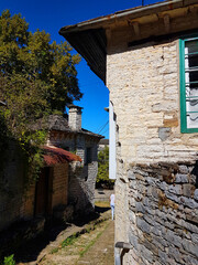 village Dilofo old traditional in Ioannina perfecture greece