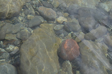 stones in water