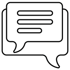 Chat dialogue message icon