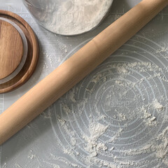 Baking in the Kitchen with a Rolling Pin
