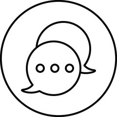 Chat dialogue message icon