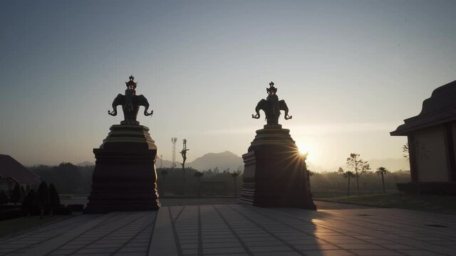 Wat Maha That Wachiramongkol (Wat Bang Thong), a famous temple in Krabi Province
