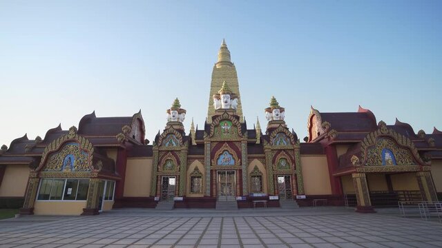 Wat Maha That Wachiramongkol (Wat Bang Thong), a famous temple in Krabi Province