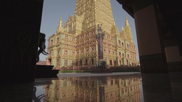 Wat Maha That Wachiramongkol (Wat Bang Thong), a famous temple in Krabi Province
