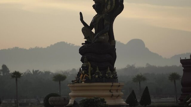 Wat Maha That Wachiramongkol (Wat Bang Thong), a famous temple in Krabi Province