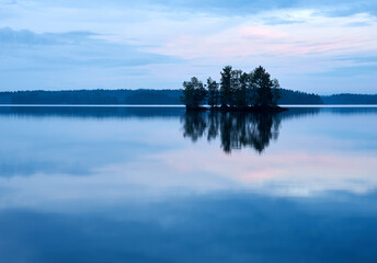 Fototapeta premium Small island in the evening