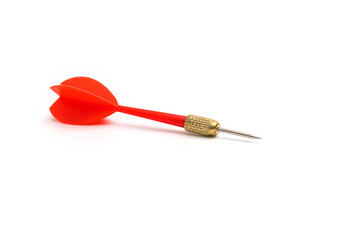 Red darts isolated on white background