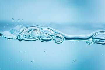 Underwater Air blue Bubbles