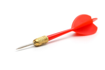 Red darts isolated on white background