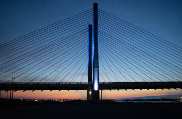 bridge sunset sky architecture landscape indian river