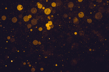 gold bokeh of lights