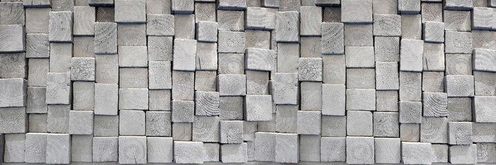 Abstract wood texture banner background.