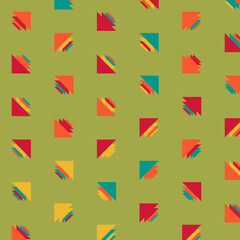 Abstract Color Halftone Dots generative art background illustration