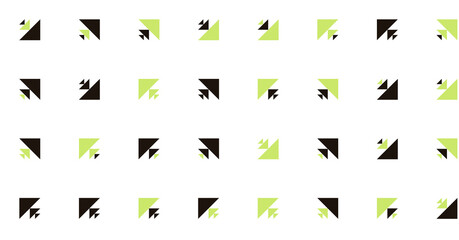 Abstract Color Halftone Dots generative art background illustration