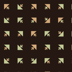 Abstract Color Halftone Dots generative art background illustration