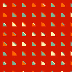 Abstract Color Halftone Dots generative art background illustration