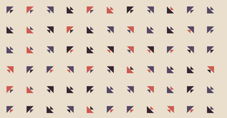 Abstract Color Halftone Dots generative art background illustration