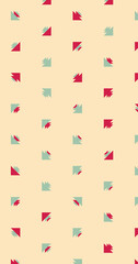 Abstract Color Halftone Dots generative art background illustration