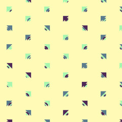 Abstract Color Halftone Dots generative art background illustration