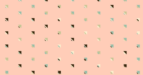 Abstract Color Halftone Dots generative art background illustration